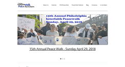 Desktop Screenshot of interfaithpeacewalk.org