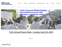 Tablet Screenshot of interfaithpeacewalk.org